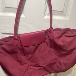 Longchamp Fuchsia Tote Bag